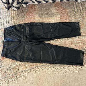 Abercrombie faux leather pants CURVE LOVE, size 31L